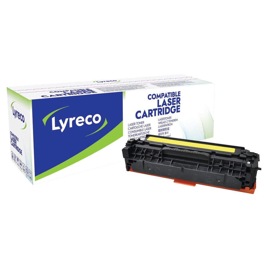Lyreco Toner HP CF382A Gul | Toner och bläck - Tonerkassetter - Toner Lyreco | Kontorsexperten