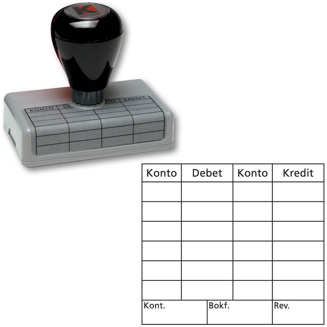 STAMKO K-Konteringsstämpel 102 | Kontorsmaterial - Till skrivbordet - Stämplar | Kontorsexperten