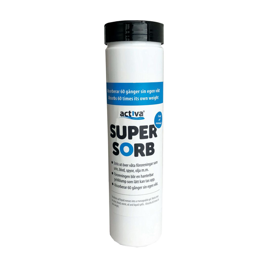 ACTIVA Absorberingsmedel SuperSorb 350gr | Städ och hygien - Rengöringsmedel - Absorbenter | Kontorsexperten