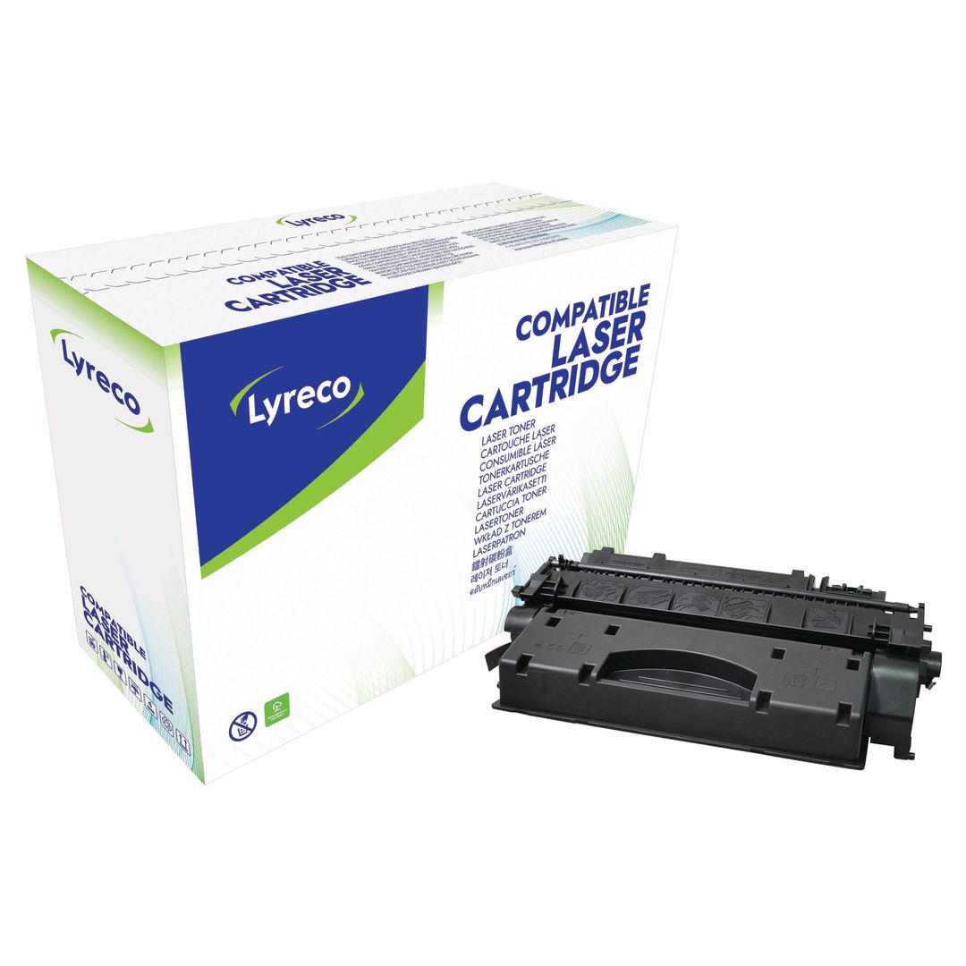 LYRECO Toner HP CE505X/3480B002 6,5K sva | Toner och bläck - Tonerkassetter - Toner Lyreco | Kontorsexperten