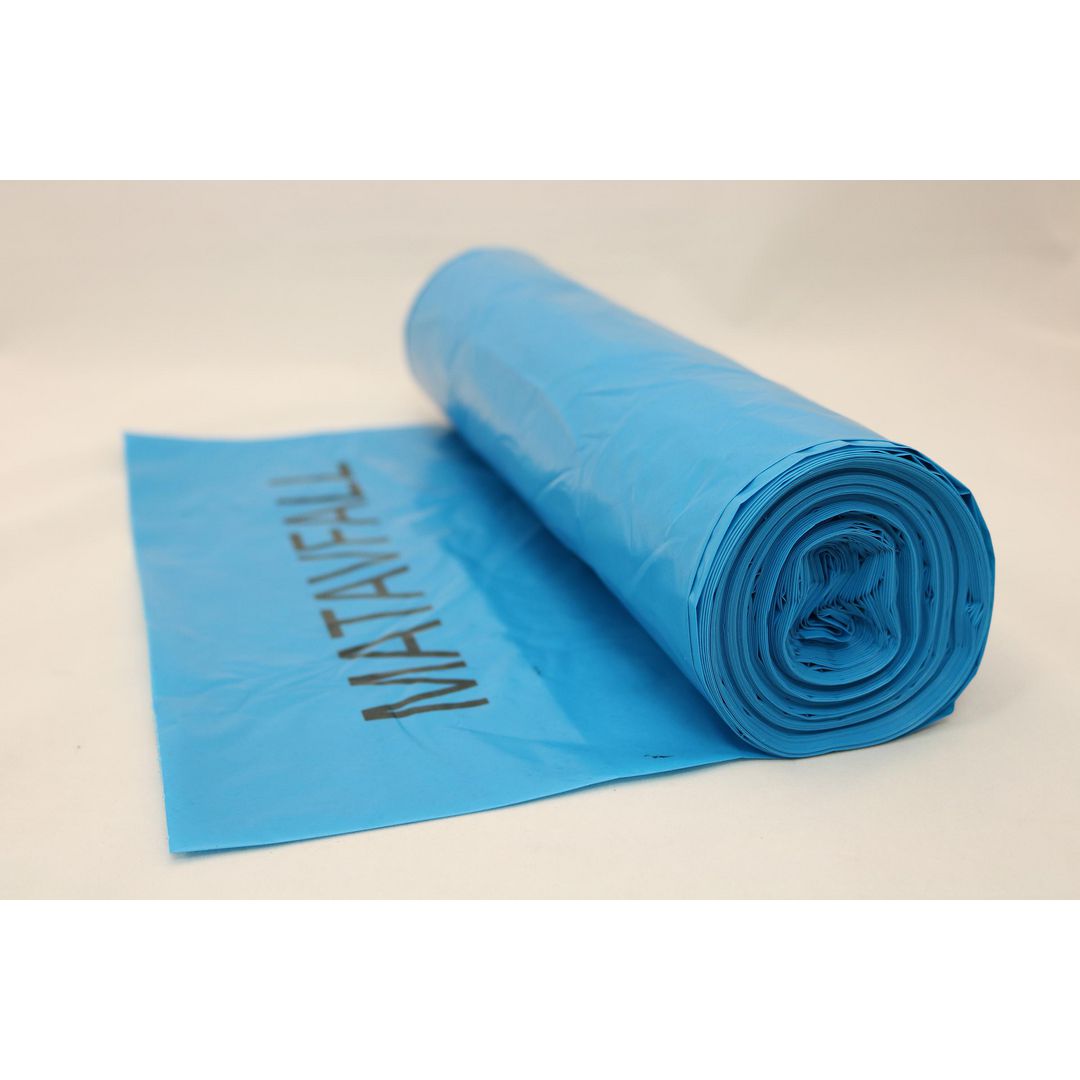 Matavfallssäck LLD 70L blå med tryck 25/rl | Städ och hygien - Påsar och säckar - Matavfallspåsar | Kontorsexperten