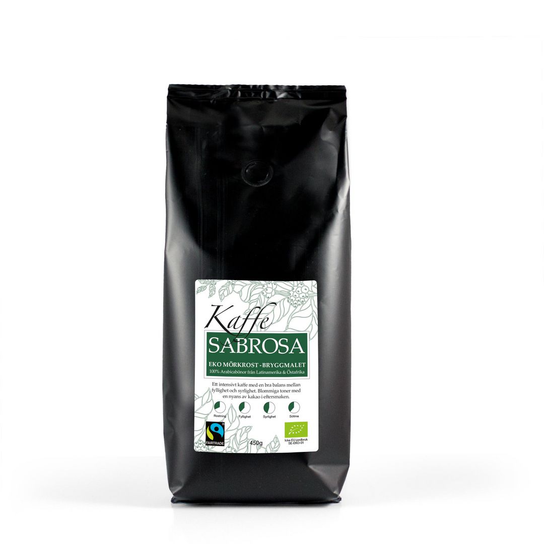 Kaffe Sabrosa Eko M&ouml;rkrost 450g