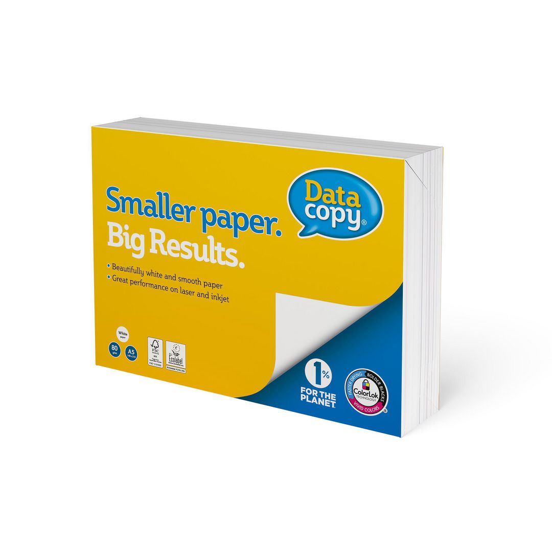 DATA COPY Kopieringspapper A5 80g ohålat 500/fp | Kontorspapper - Kopieringspapper - A5 | Kontorsexperten