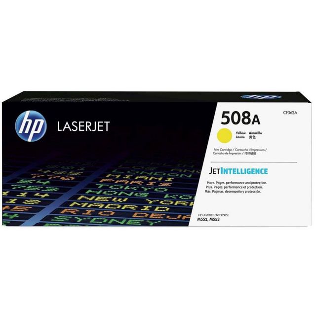HP Toner CF362A 508A 5K Gul | Toner och bläck - Tonerkassetter - Toner HP | Kontorsexperten