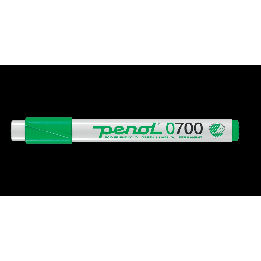 PENOL Märkpenna 0-700 perm 1,5mm svart | Kontorsmaterial - Pennor - Märkpennor - Rund spets | Kontorsexperten