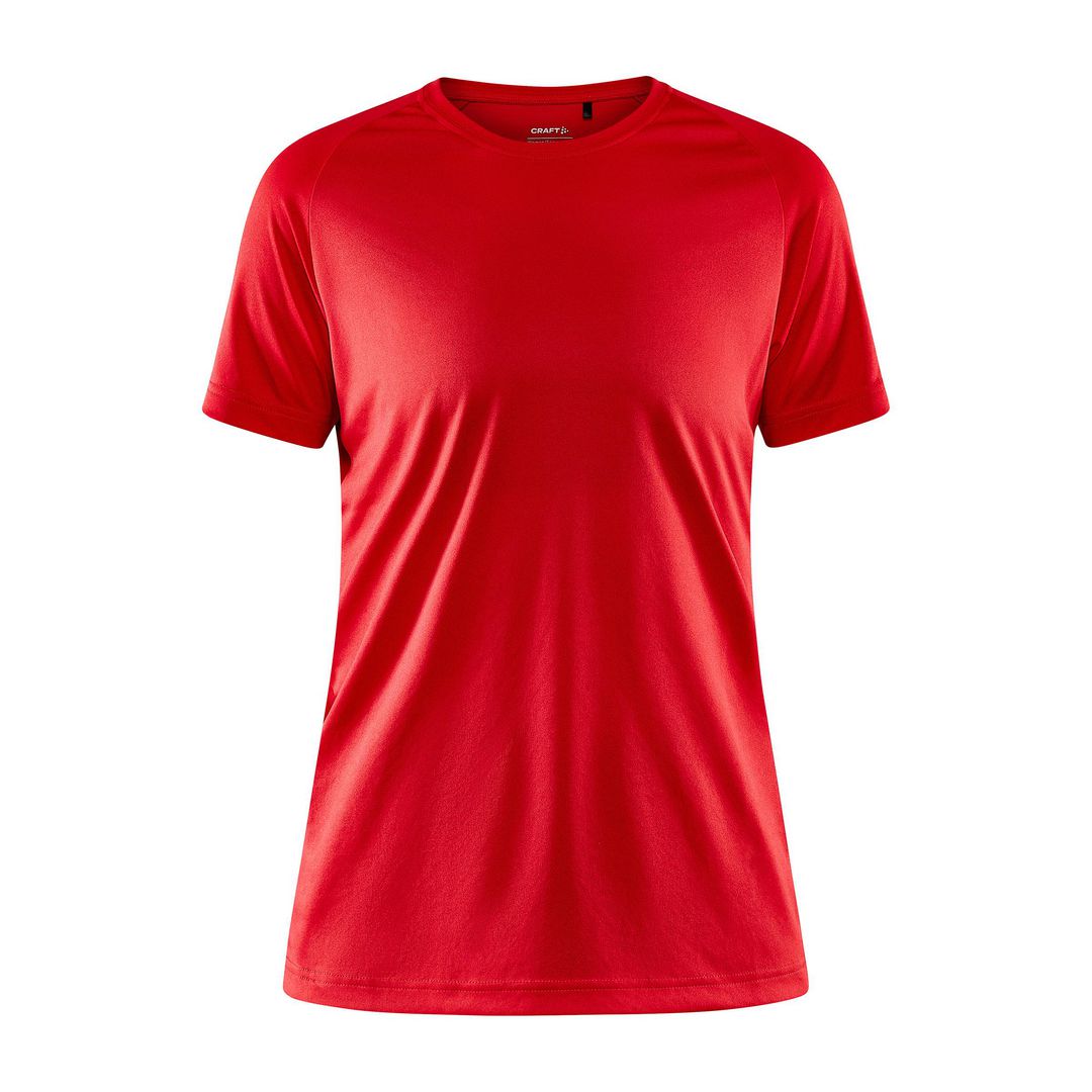 CRAFT Tränings tee CORE dam röd 2XL | Yrkeskläder - Tröjor och Sweatshirts - Funktion och träning | Kontorsexperten
