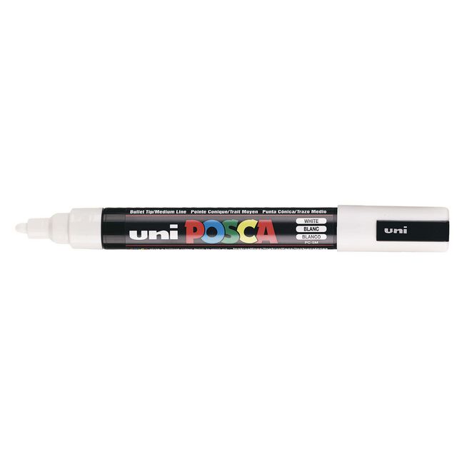 POSCA Märkpenna PC-3M 1,3 mm tunn vit | Kontorsmaterial - Pennor - Märkpennor - Special | Kontorsexperten