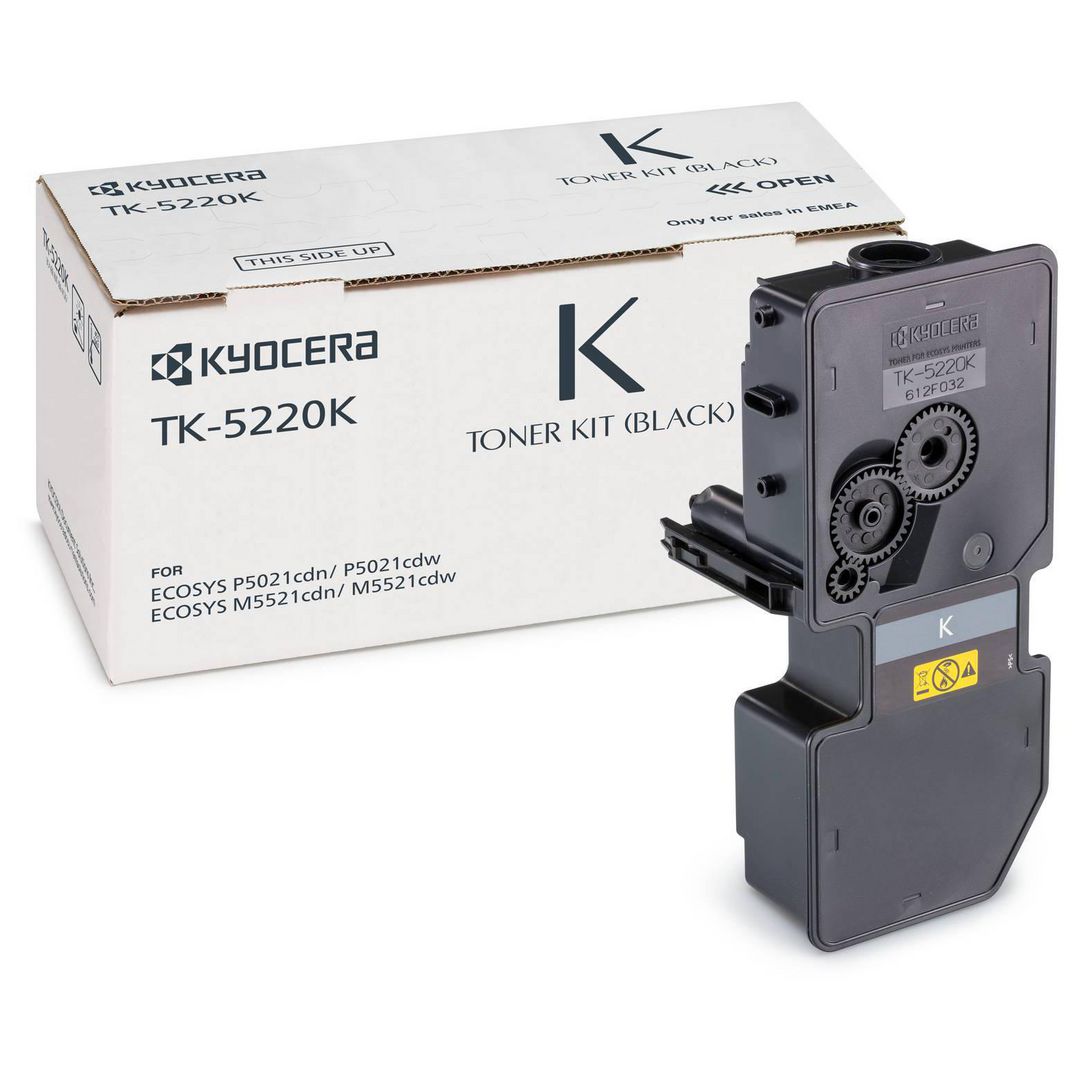 KYOCERA Toner TK-5220K 1,2K svart | Toner och bläck - Tonerkassetter - Toner Kyocera | Kontorsexperten