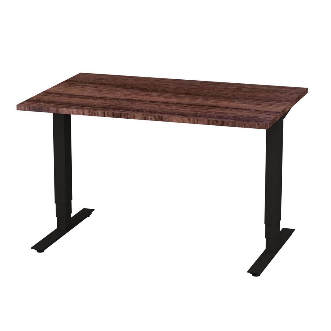 DENORD DESIGN Bord höj/sänk Pro 1200x800 valnöt/svart | Kontorsmöbler och inredning - Bord och hurtsar - Skrivbord - Höj/sänkbar | Kontorsexperten