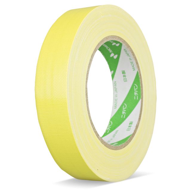 NICHIBAN Vävtejp 19mmx25m gul | Emballage och lagerutrustning - Packtejper - Väv- och Silvertejp | Kontorsexperten