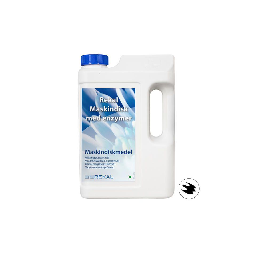 REKAL Maskindisk med enzym 1,9kg | Städ och hygien - Diskrengöring - Maskindiskmedel | Kontorsexperten