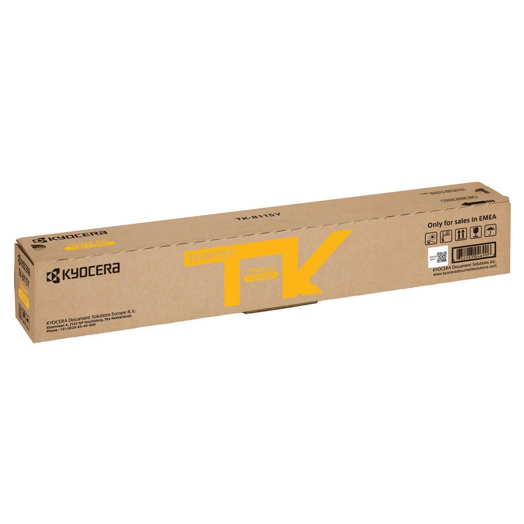KYOCERA Toner TK-8115Y Gul | Toner och bläck - Tonerkassetter - Toner Kyocera | Kontorsexperten