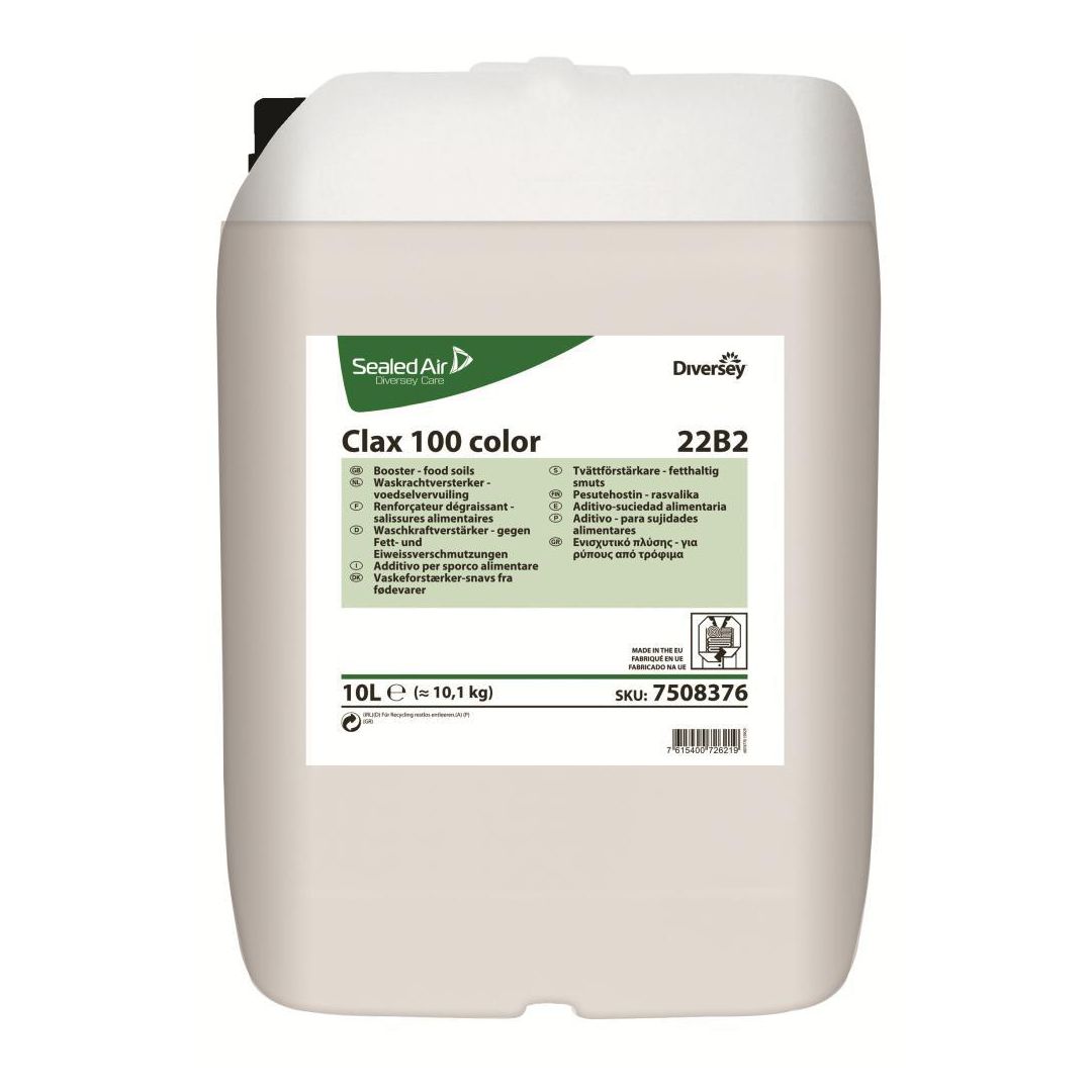 DIVERSEY Tvättmedel Clax 100 G 23A1, oparfymerat, klart, 10L | Städ och hygien - Tvättmedel och klädvård - Tvättmedel | Kontorsexperten