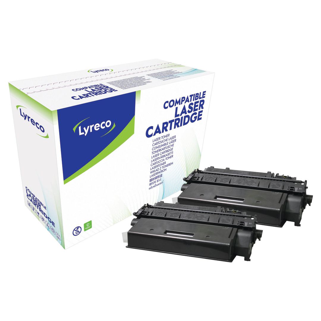 Lyreco Toner HP CF280X 6,9K svart 2/FP | Toner och bläck - Tonerkassetter - Toner Lyreco | Kontorsexperten