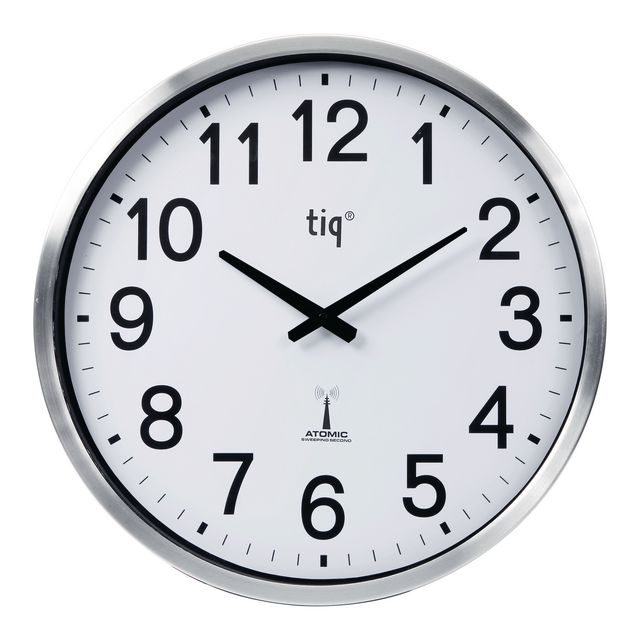 TIQ Väggur radiokontrollerat 50cm utomhus | Kontorsmöbler och inredning - Väggur - Väggur | Kontorsexperten