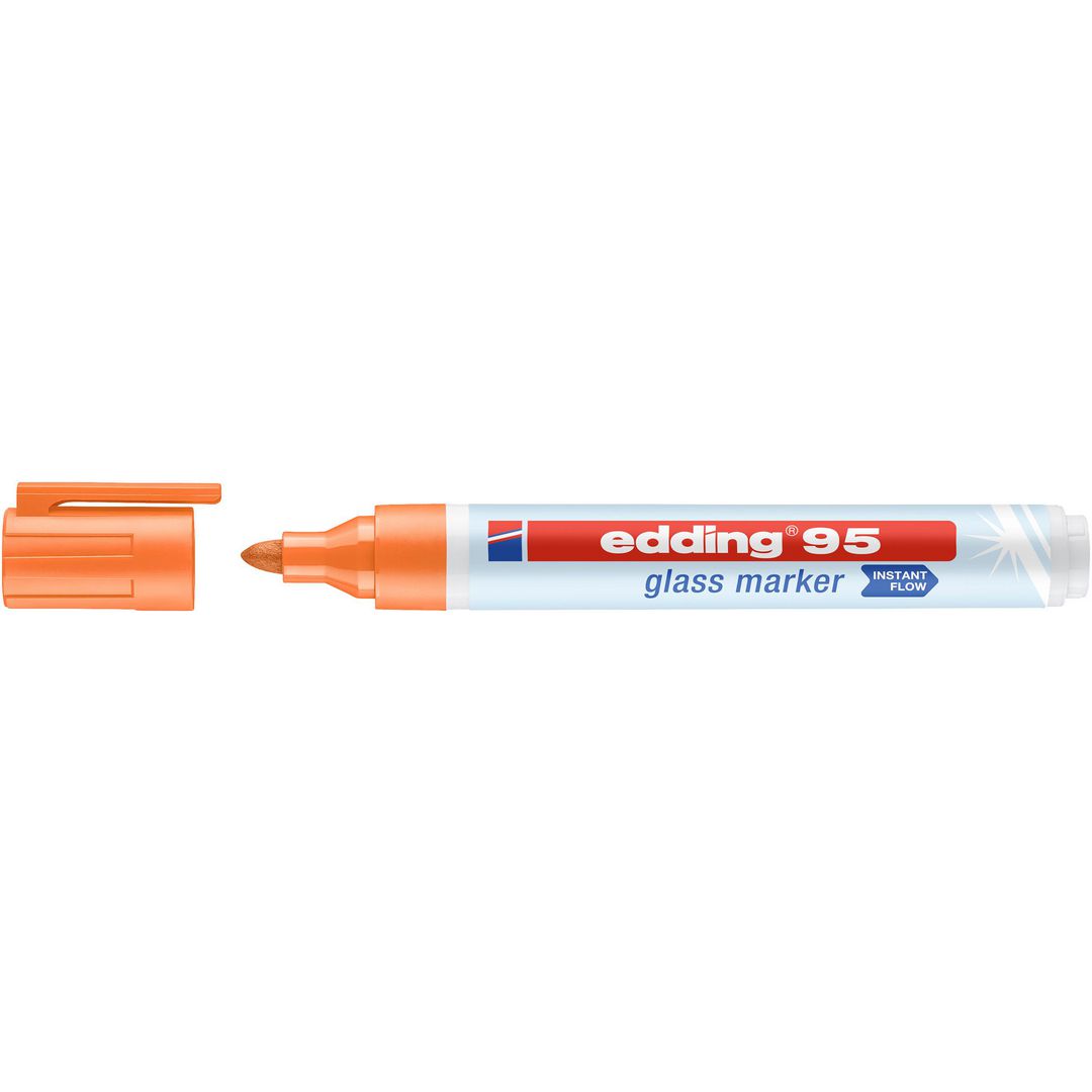 EDDING Märkpenna glastavla EDDING 95 orange | Kontorsmaterial - Pennor - Whiteboardpennor - Glastavlor | Kontorsexperten