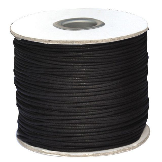 PLAYBOX Snöre konstläder svart 100 m | Skola och förskola - Hobbymaterial - Tråd, snöre och snodd | Kontorsexperten