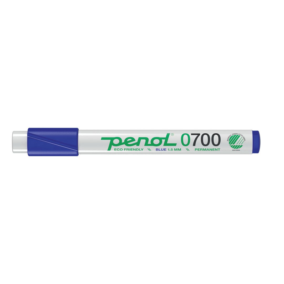 PENOL Märkpenna 0-700 perm 1,5mm blå | Kontorsmaterial - Pennor - Märkpennor - Rund spets | Kontorsexperten