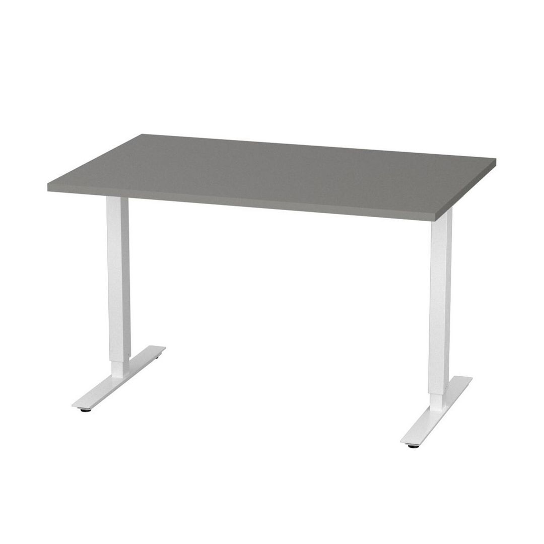 DENORD DESIGN Bord höj/sänk Basic 1200x800 grå/vit | Kontorsmöbler och inredning - Bord och hurtsar - Skrivbord - Höj/sänkbar | Kontorsexperten