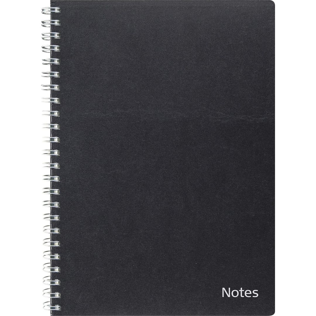 Burde Anteckningsbok A6 kartong svart-6126 | Almanackor och kalendrar - Veckokalendrar - Små veckokalendrar | Kontorsexperten