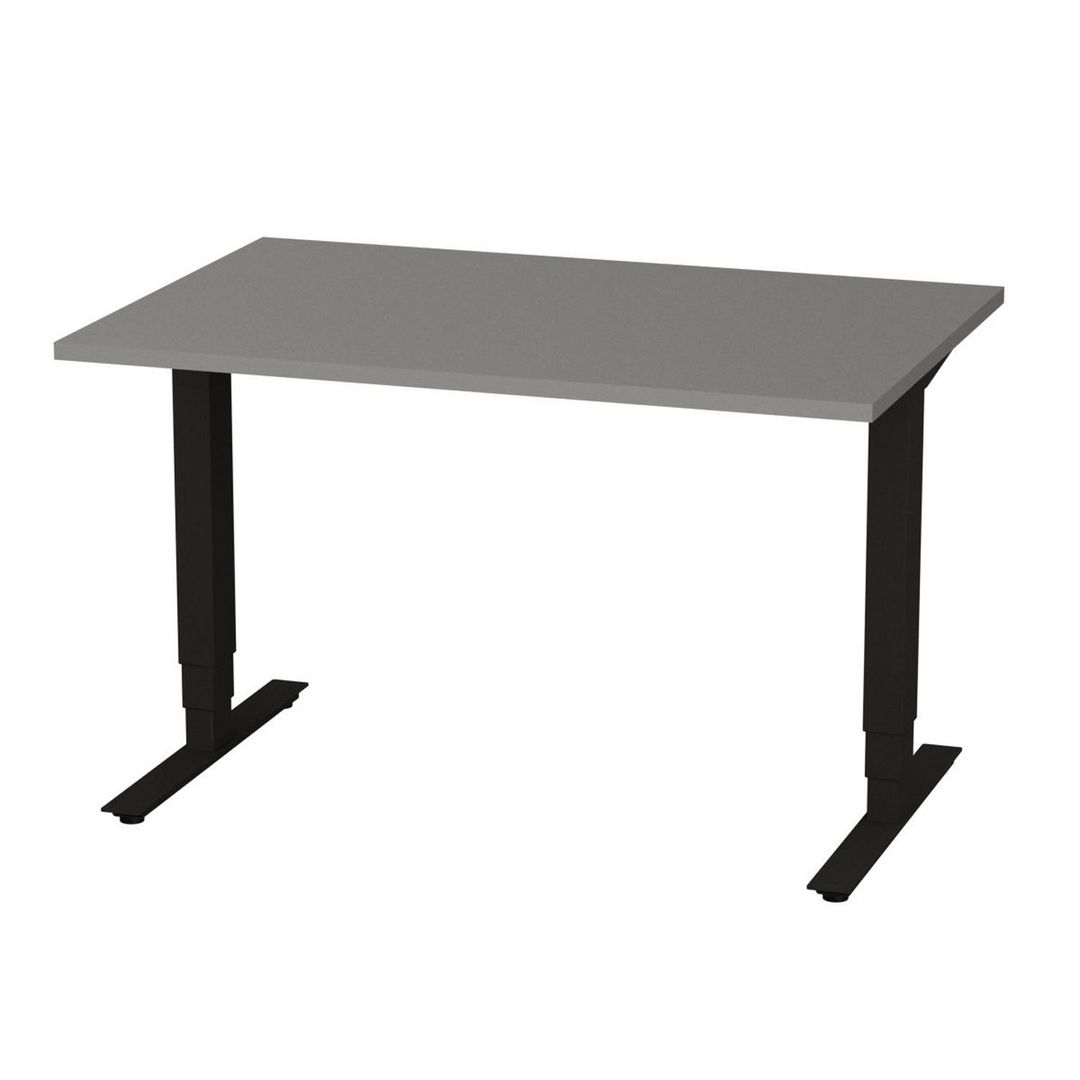 DENORD DESIGN Bord höj/sänk Pro 1200x800 grå/svart | Kontorsmöbler och inredning - Bord och hurtsar - Skrivbord - Höj/sänkbar | Kontorsexperten