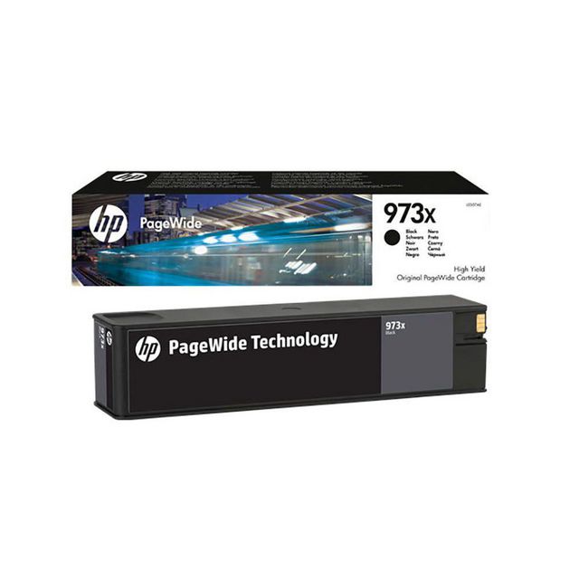 HP PageWide 973X bläckpatron, svart, singelförpackning | Toner och bläck - Bläckpatroner - Bläckpatroner HP | Kontorsexperten