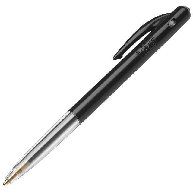 BIC Kulpenna Clic M10 svart pennkropp 1,0mm svart bläck BCL | Kontorsmaterial - Pennor - Kulpennor | Kontorsexperten