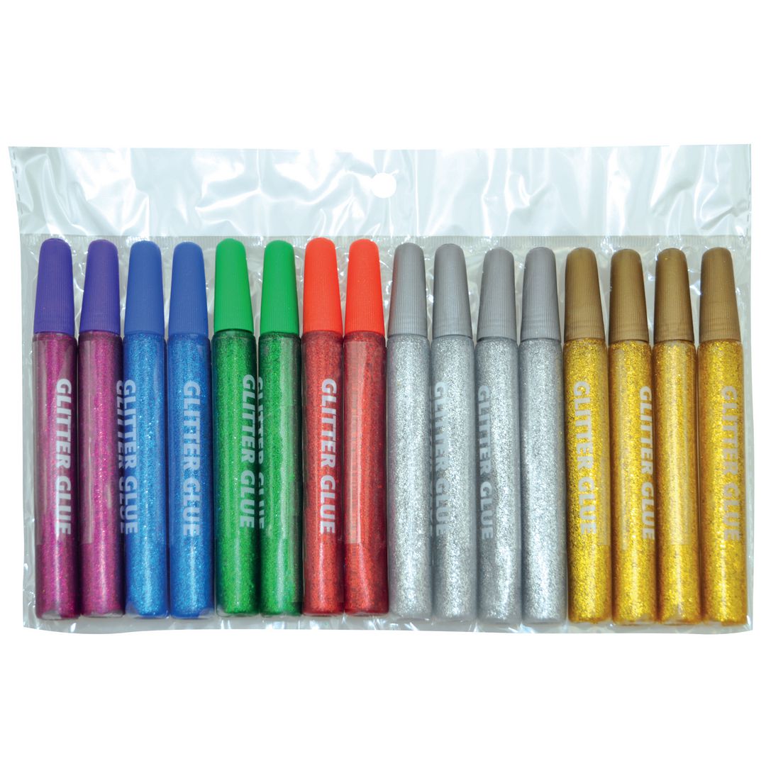 PLAYBOX Glitterlim 16/fp | Skola och förskola - Hobbymaterial - Paljetter, strössel och glitterlim | Kontorsexperten