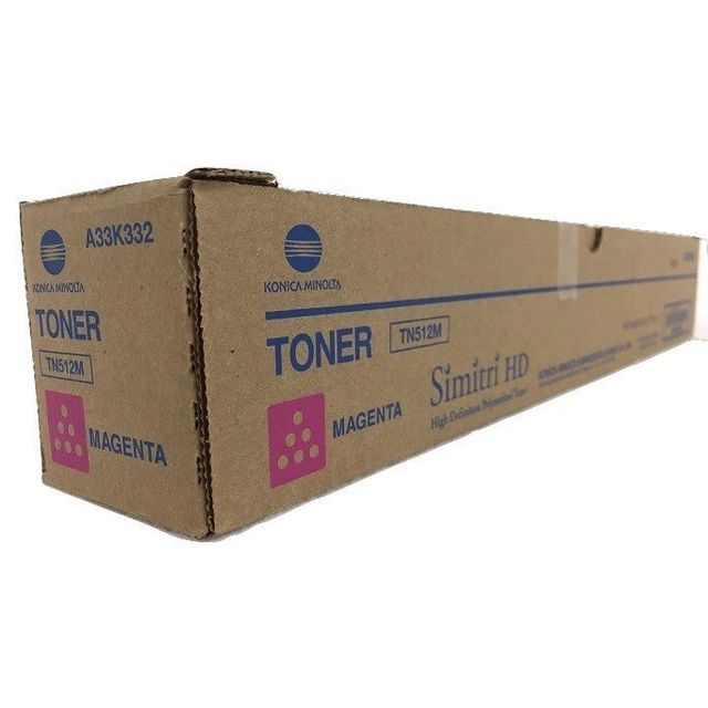 KONICA MINOLTA Toner, magenta, TN512M | Toner och bläck - Tonerkassetter - Toner Konica Minolta | Kontorsexperten