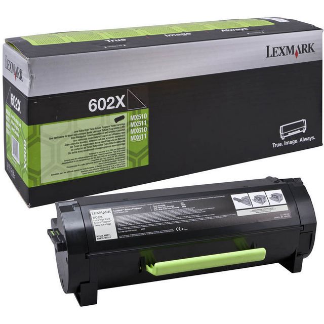 LEXMARK Toner 60F2X00 602X svart | Toner och bläck - Tonerkassetter - Toner Lexmark | Kontorsexperten