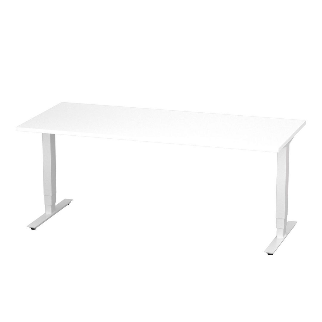 DENORD DESIGN Bord höj/sänk Pro 1800x800 vit/vit | Kontorsmöbler och inredning - Bord och hurtsar - Skrivbord - Höj/sänkbar | Kontorsexperten