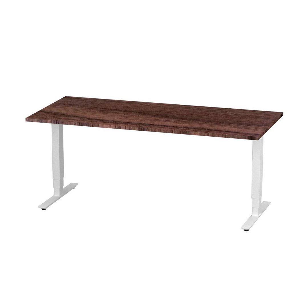 DENORD DESIGN Bord höj/sänk Pro 1800x800 valnöt/vit | Kontorsmöbler och inredning - Bord och hurtsar - Skrivbord - Höj/sänkbar | Kontorsexperten