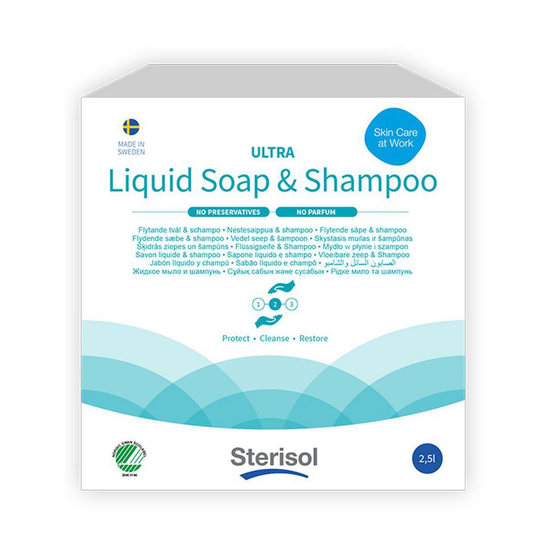 STERISOL Tvål ULTRA oparfymerad 2,5L 2/fp | Städ och hygien - Tvål och hygien - Hygiensystem - Sterisol | Kontorsexperten