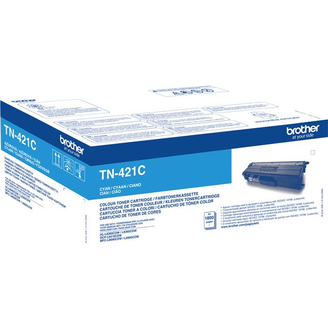 BROTHER Toner TN421C Cyan | Toner och bläck - Tonerkassetter - Toner Brother | Kontorsexperten