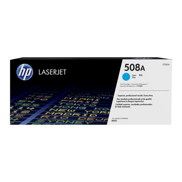 HP Toner CF361A 508A 5K Cyan | Toner och bläck - Tonerkassetter - Toner HP | Kontorsexperten