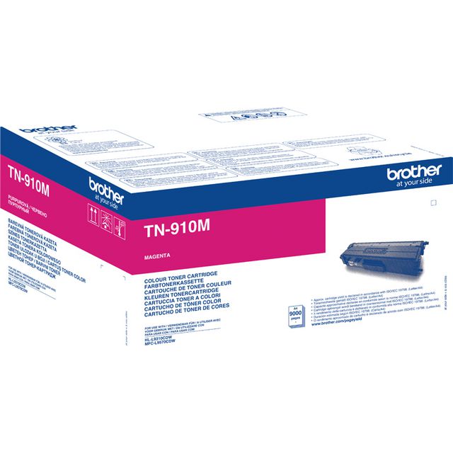 BROTHER Toner TN910M Magenta | Toner och bläck - Tonerkassetter - Toner Brother | Kontorsexperten