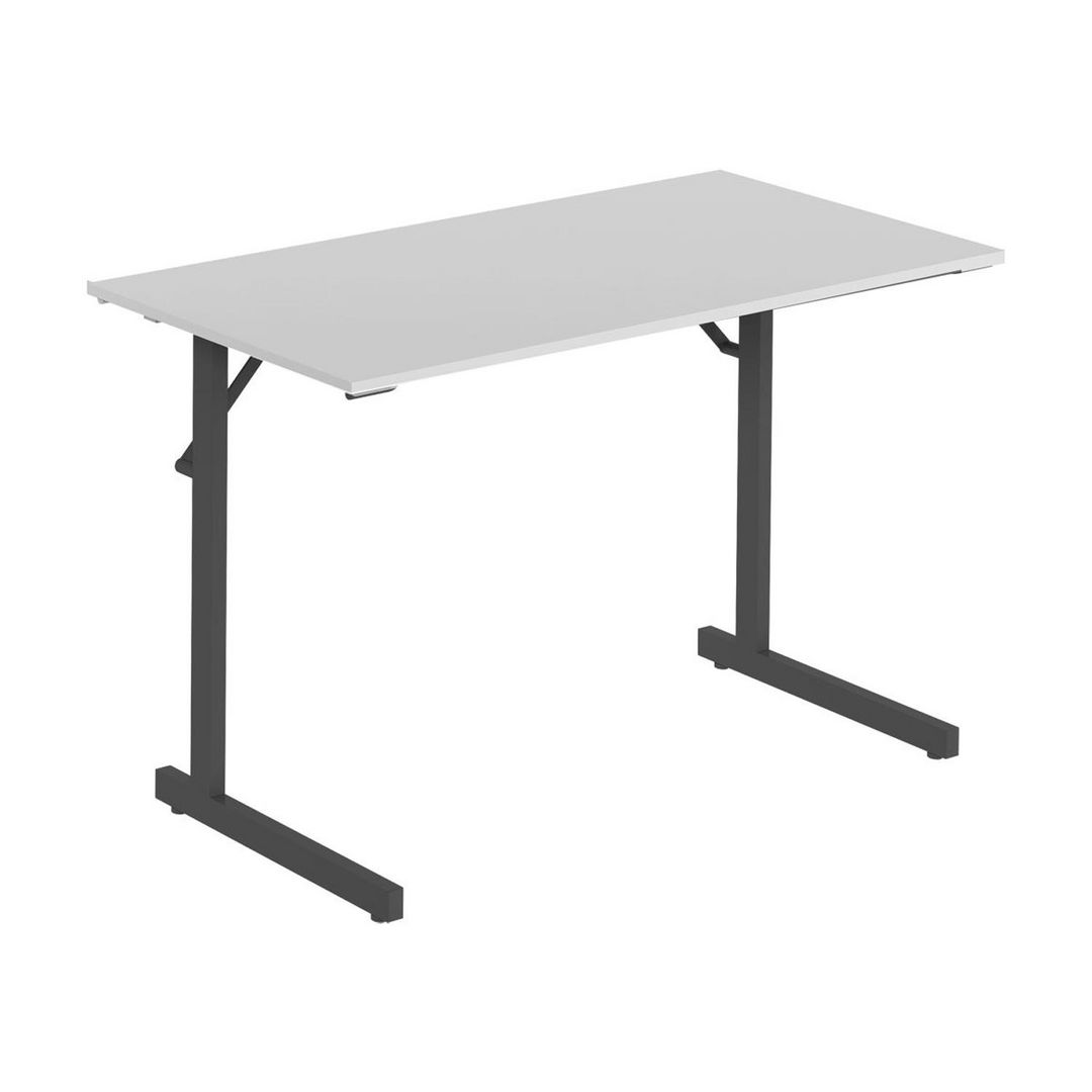 deNord Design Fällbord 1200x500x715x18 grå/svart | Kontorsmöbler och inredning - Bord och hurtsar - Fällbord | Kontorsexperten