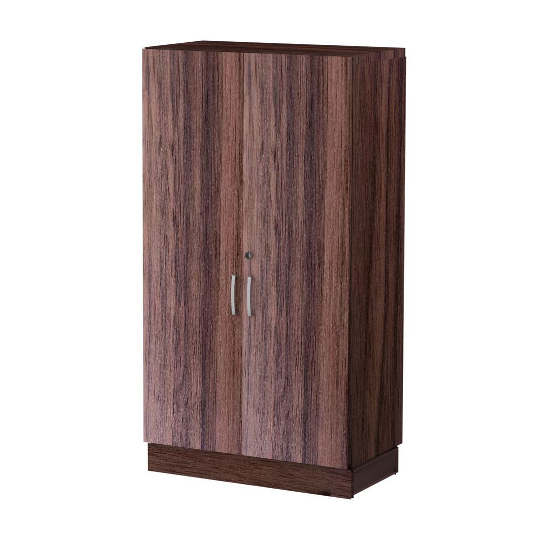 DENORD DESIGN 4xA4-hylla med dörrar valnöt | Kontorsmöbler och inredning - Skåp och hyllor - Hyllor | Kontorsexperten