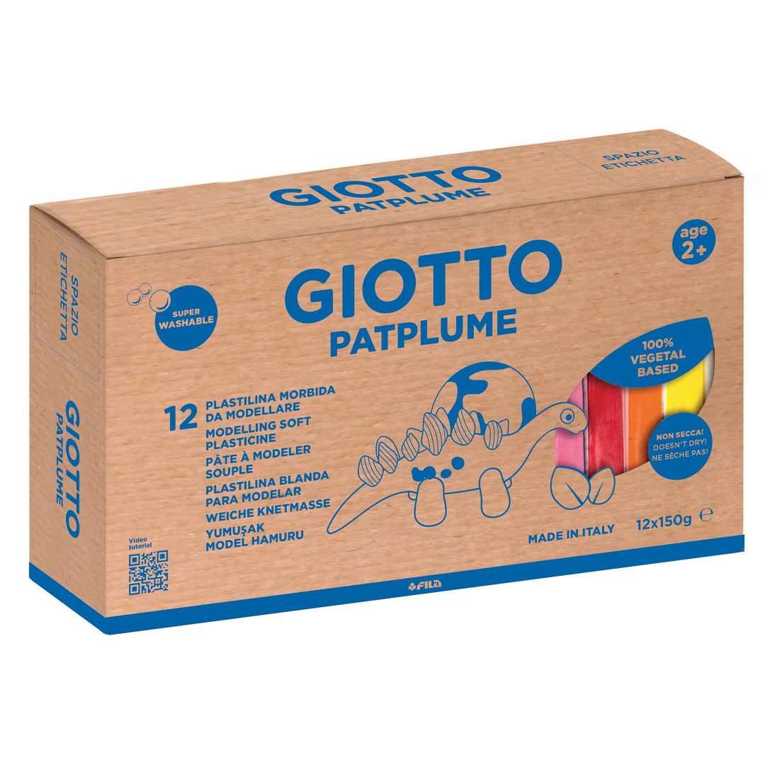 GIOTTO Modellera Patplume 12x150g | Skola och förskola - Bild och form - Lera och sand | Kontorsexperten