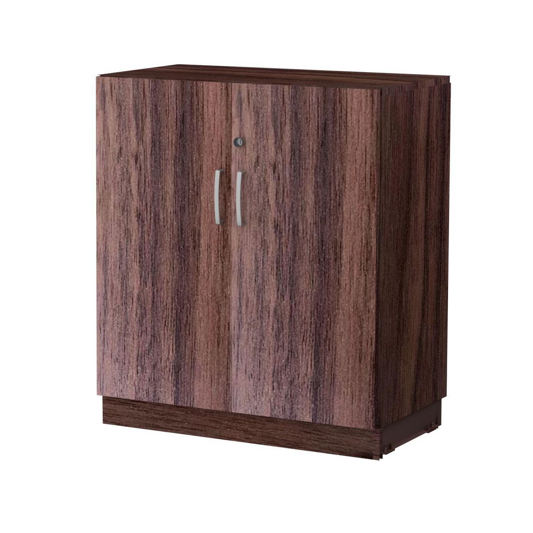 DENORD DESIGN 2xA4-hylla med dörrar valnöt | Kontorsmöbler och inredning - Skåp och hyllor - Hyllor | Kontorsexperten