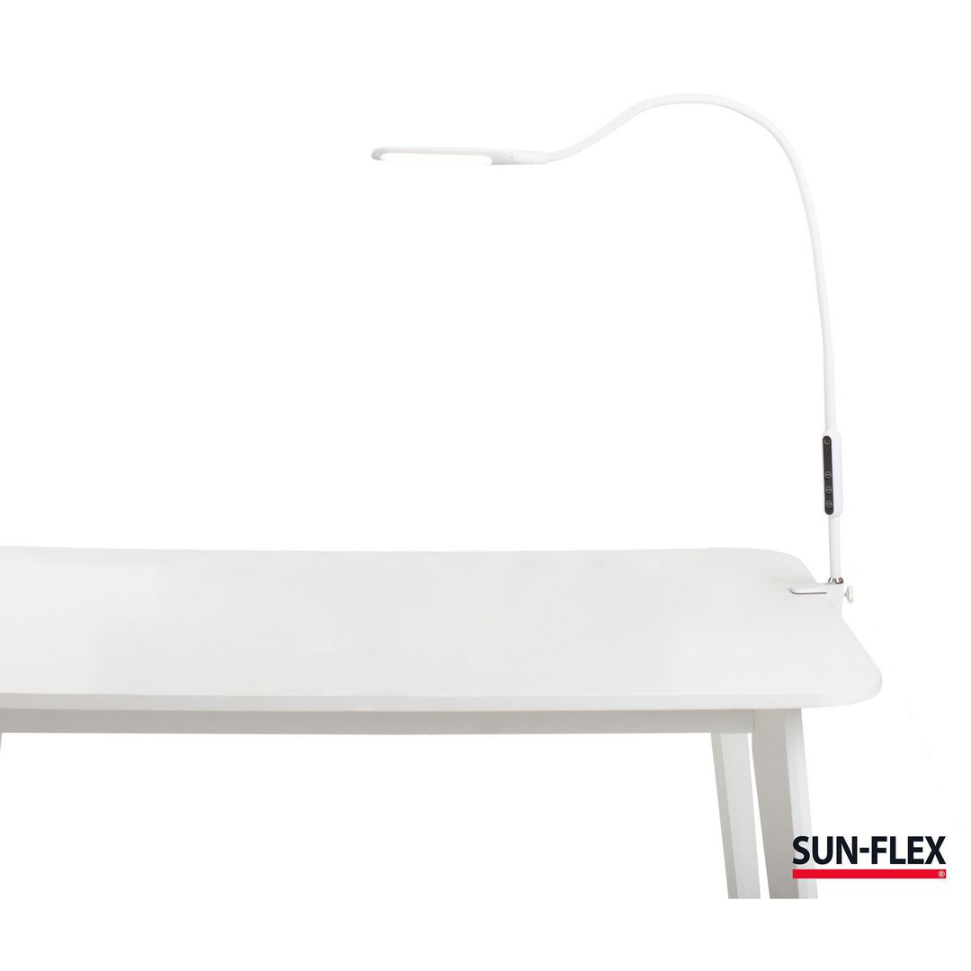SUN-FLEX® Lampa Desklite vit | Kontorsmöbler och inredning - Lampor och belysning - Skrivbordslampor | Kontorsexperten