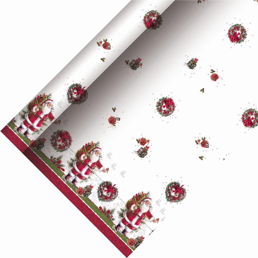 PAPSTAR Duk HoHoHo papper 6mx1,2m | Kök och servering - Servetter och dukar - Dukrullar | Kontorsexperten