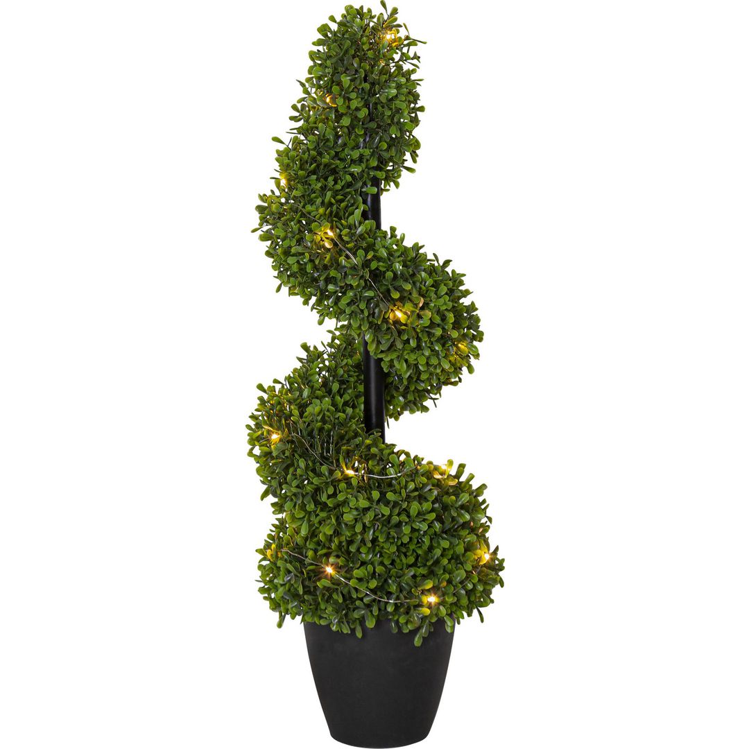 STAR TRADING Dekorationsträd Buxbom 65cm LED | Kontorsmöbler och inredning - Lampor och belysning - Dekorationsbelysning | Kontorsexperten