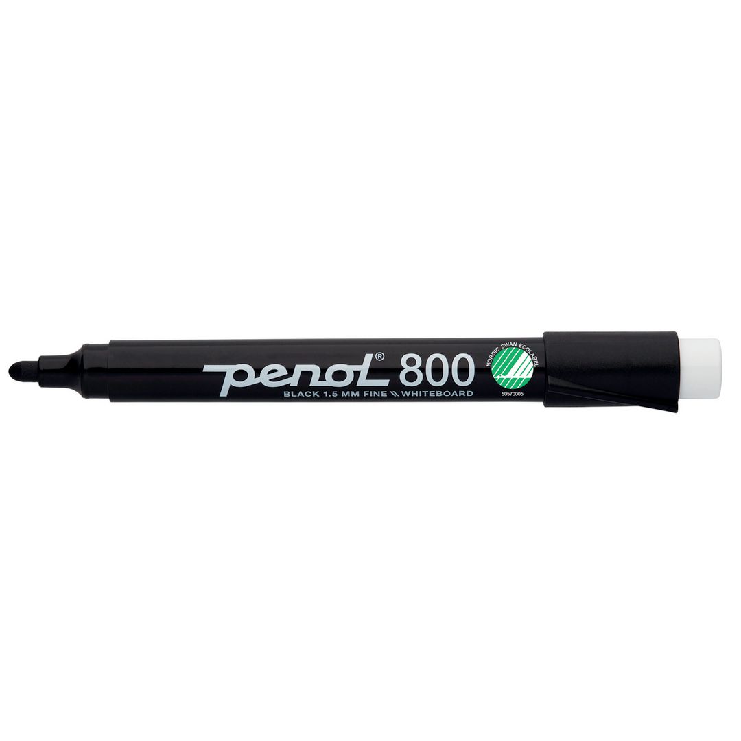 PENOL Whiteboardpenna 800 rund svart | Kontorsmaterial - Pennor - Whiteboardpennor - Rund spets | Kontorsexperten