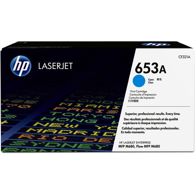 HP Toner CF321A 653A 16,5K Cyan | Toner och bläck - Tonerkassetter - Toner HP | Kontorsexperten