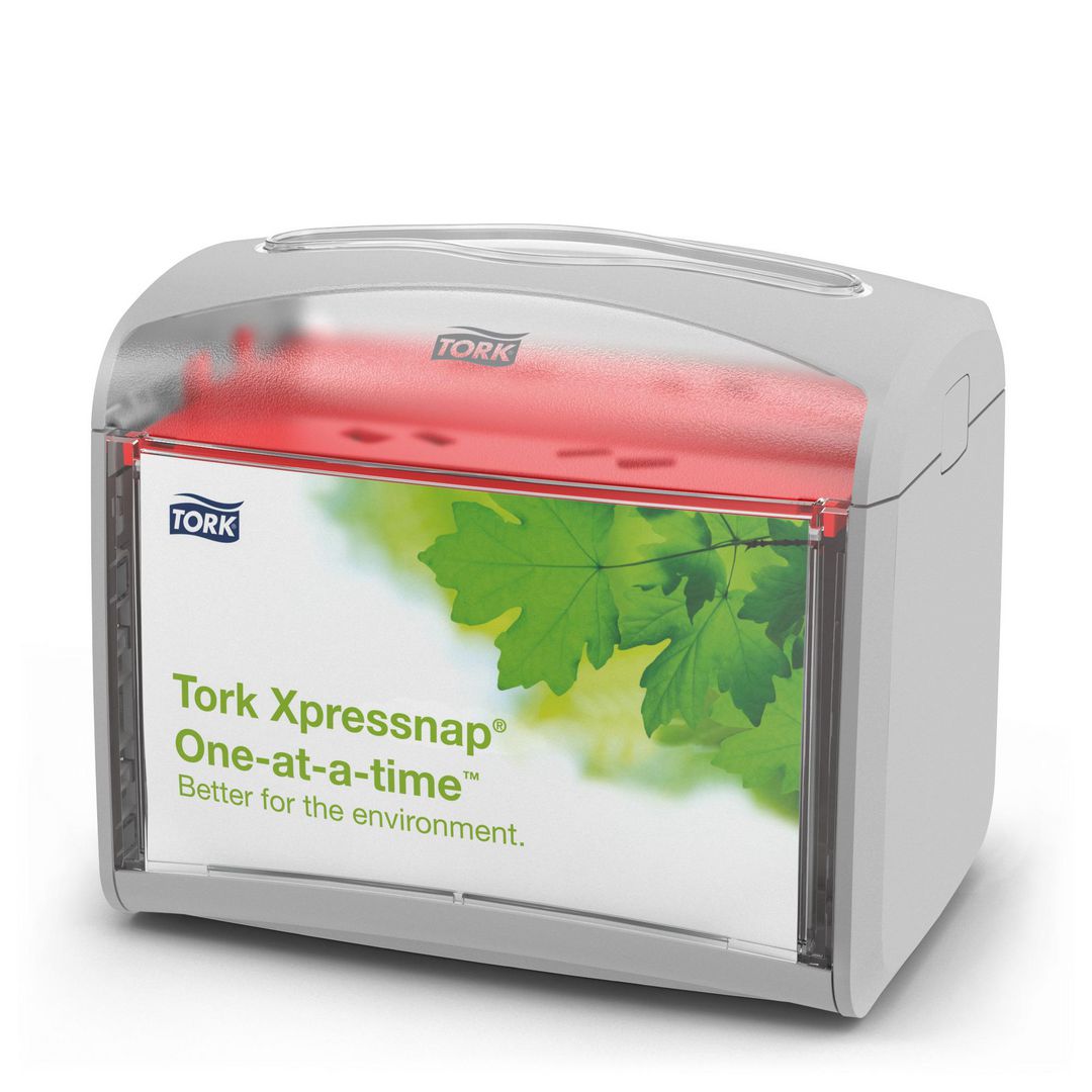 TORK Dispenser Xpressnap plast grå 155 x 201 x 150 mm | Kök och servering - Servetter och dukar - Servettdispenser | Kontorsexperten