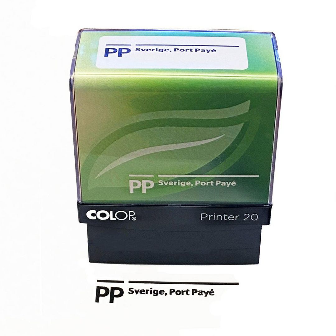 COLOP Stämpel standardtext: Porto Betalt | Kontorsmaterial - Till skrivbordet - Stämplar | Kontorsexperten