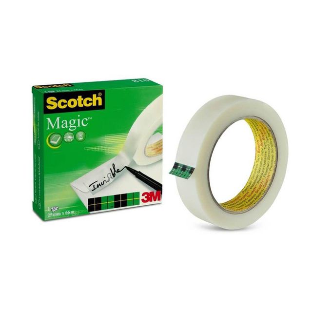 SCOTCH Dokumenttejp 810 25mmx66m | Kontorsmaterial - Tejp lim och häftmassa - Tejp - Dokument | Kontorsexperten