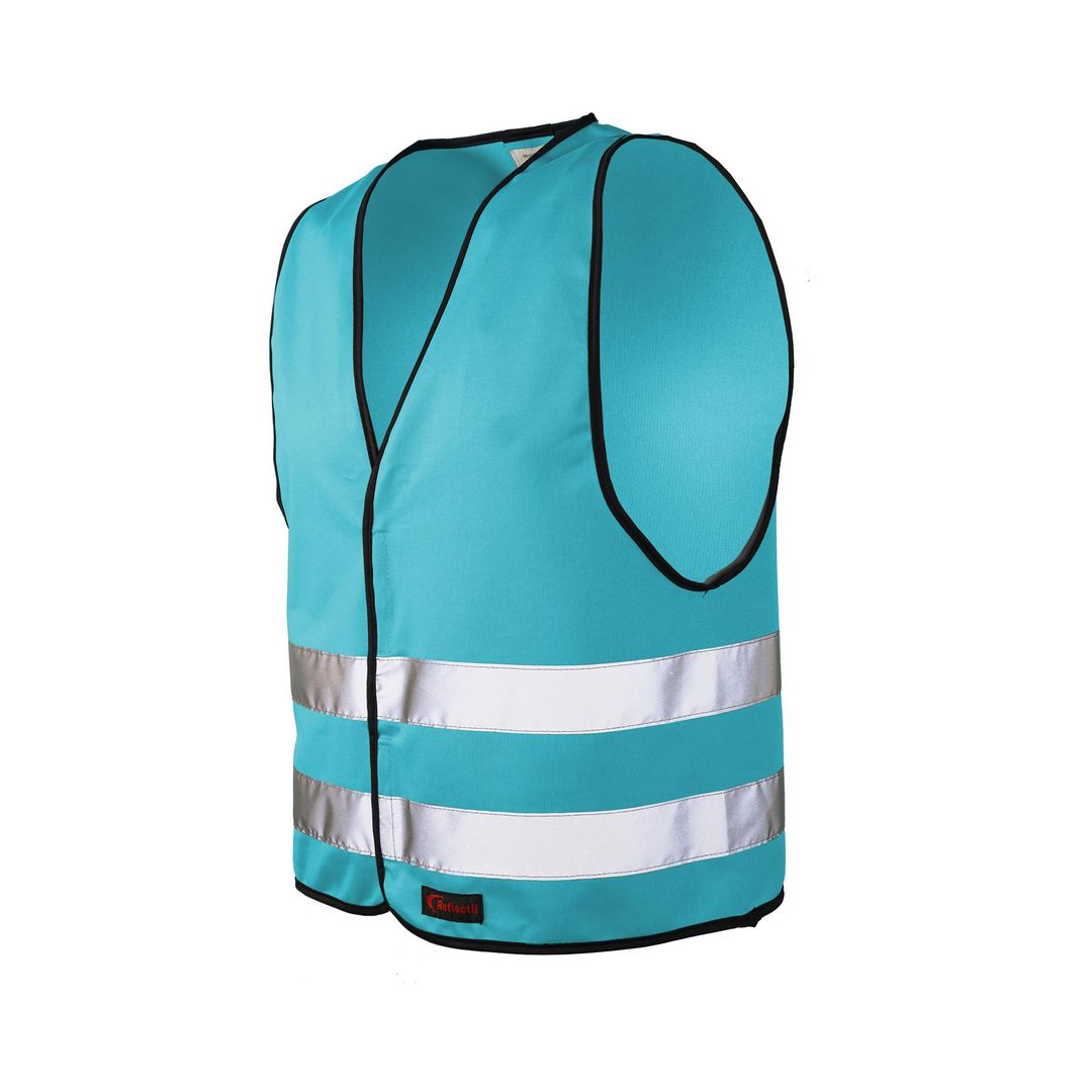 REFLECTIL Reflexväst Kardborre M Ljusblå | Skola och förskola - Idrott, hälsa och rörelse - Västar, reflexer och promenadrep | Kontorsexperten