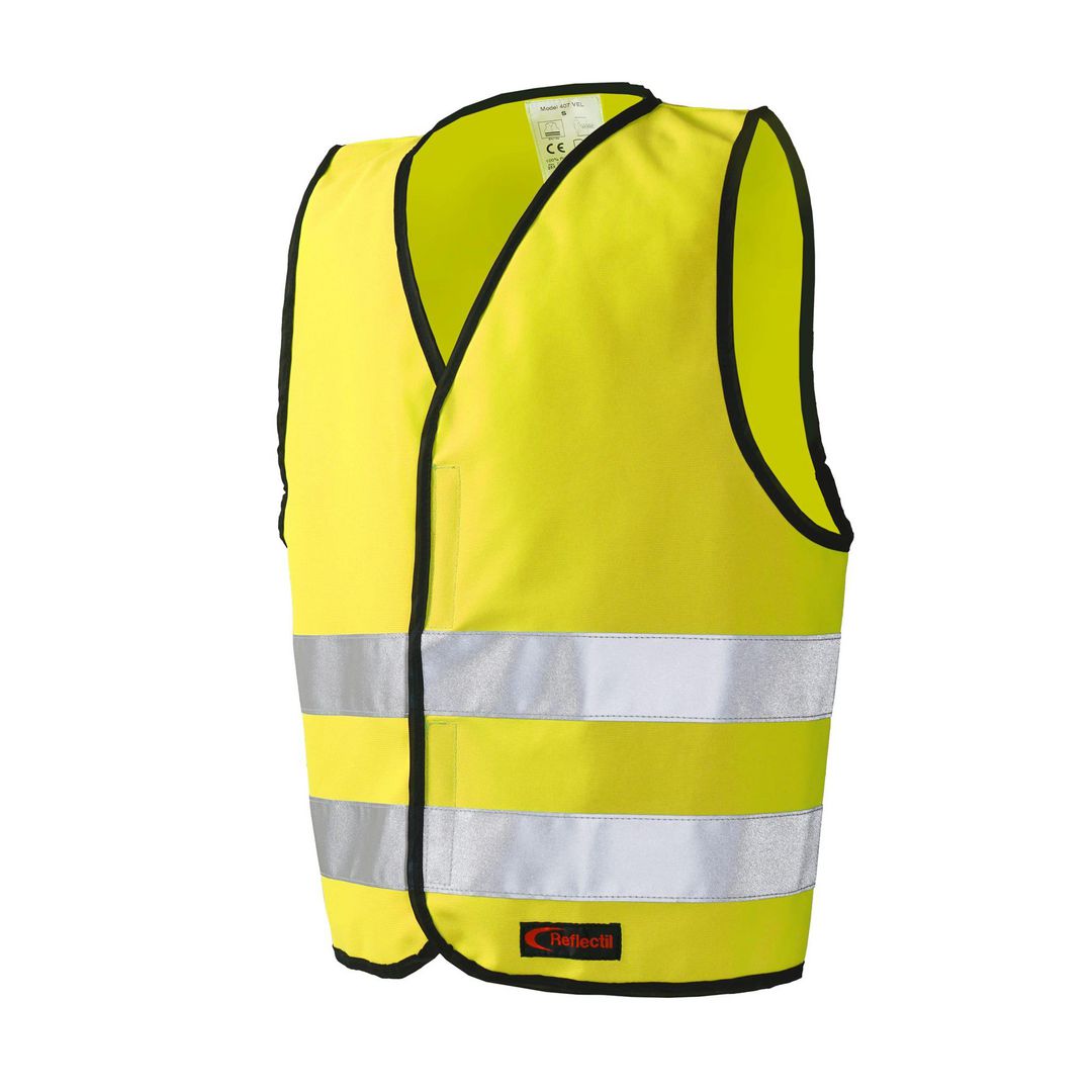 REFLECTIL Reflexväst Kardborre L gul | Skola och förskola - Idrott, hälsa och rörelse - Västar, reflexer och promenadrep | Kontorsexperten